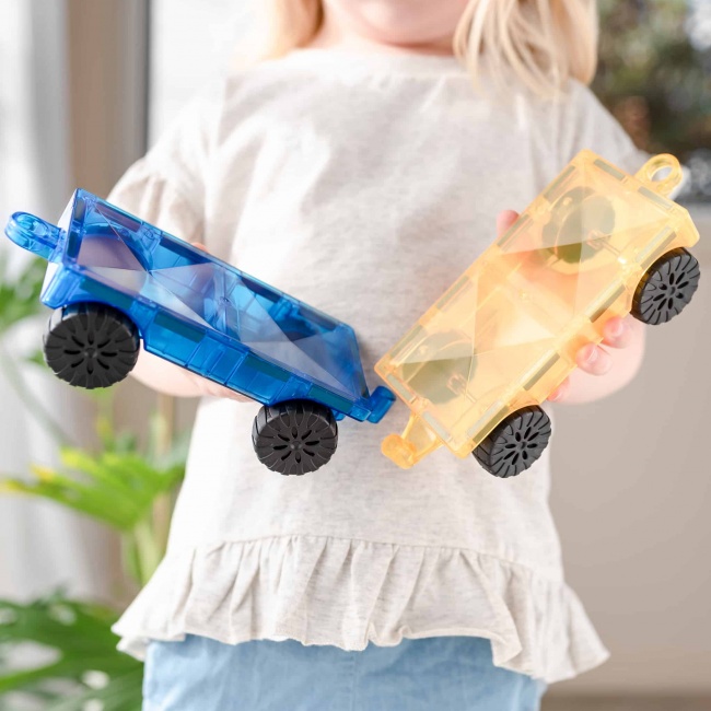 Klocki magnetyczne Connetix - Rainbow Car Pack 2 el.