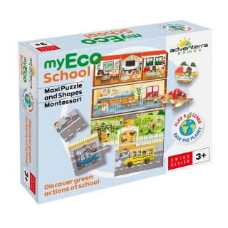 Puzzle edukacyjne Adventerra Games - My Eco School