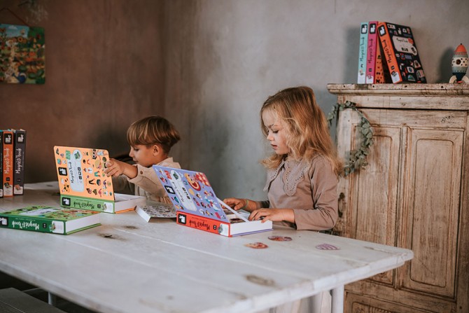 Magnetyczna układanka Magnetibook Janod - Sport