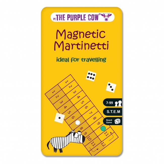 Podróżna gra magnetyczna The Purple Cow - Martinetti