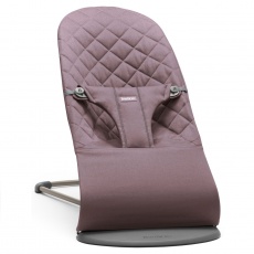 Leżaczek BABYBJORN BLISS COTTON - Ciemnopurpurowy