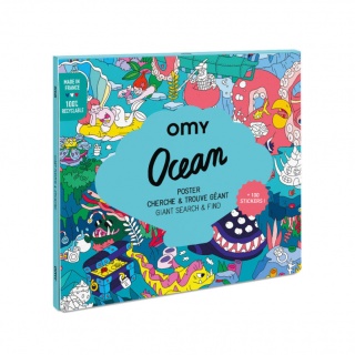 Plakat z naklejkami OMY - Ocean