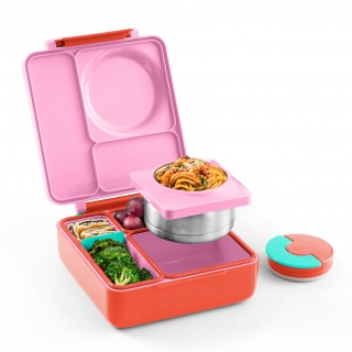 Lunchbox z termosem OmieBox OMIE - Pink Berry