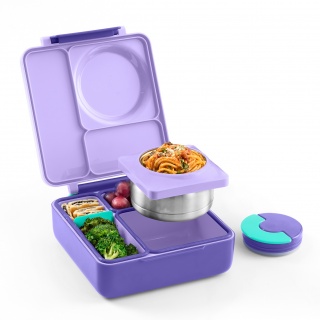 Lunchbox z termosem OmieBox OMIE - Purple Plum