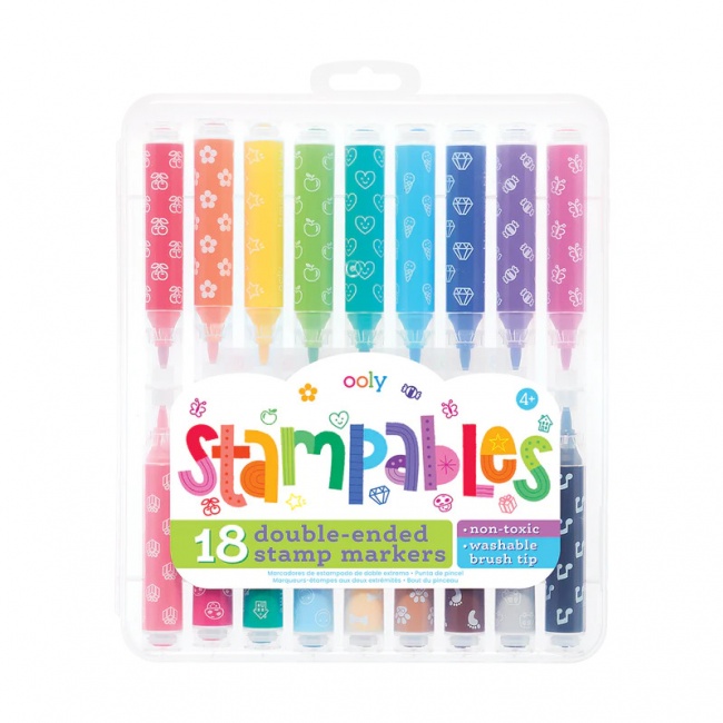 Flamastry ze Stempelkami Ooly - Stampables