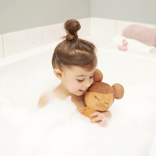 Lalka przytulanka do kąpieli Bath Doll babi LullaBaby - Szatynka