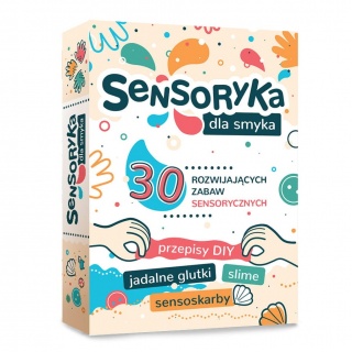 Karty z przepisami zabaw sensorycznych - "Sensoryka dla Smyka" Wydawnictwo Tata Robi Książki
