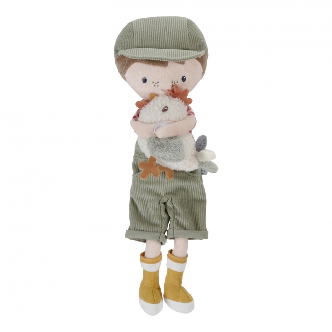 Lalka Little Dutch Farmer - Jim z kurczaczkiem 35 cm