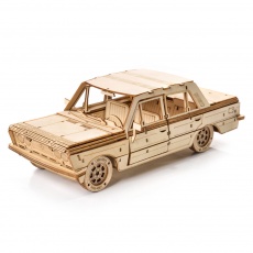 Drewniane Puzzle Model 3D Little Story - FSO Fiat 125p