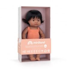 Lalka dziewczynka Colourful Edition Miniland Doll - Hiszpanka 38 cm