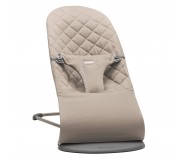 Leżaczek BABYBJORN BLISS WOVEN - Piaskowoszary