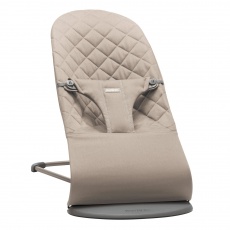 Leżaczek BABYBJORN BLISS WOVEN - Piaskowoszary