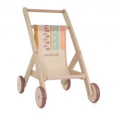 Drewniany wózek dla lalek Miniland