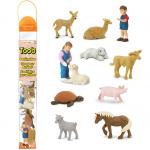  Zestaw Figurek w Tubie TOOB Safari Ltd. - Małe Zwierzątka z Mini Zoo 