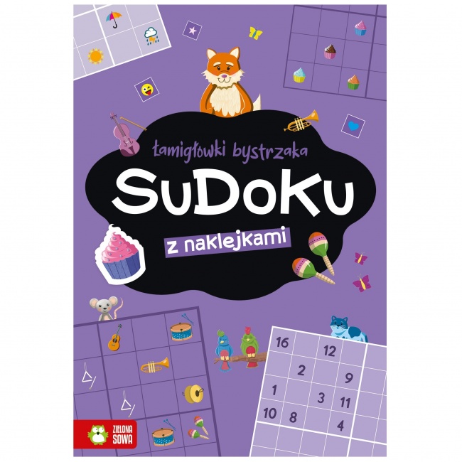 Książka "Łamigłówki bystrzaka. Sudoku" Wydawnictwo Zielona Sowa