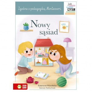 Książka "Już czytam Montessori. Nowy sąsiad" Wydawnictwo Zielona Sowa