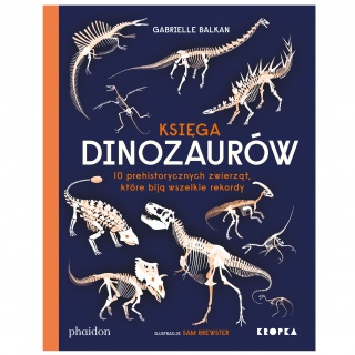 Książka "Księga dinozaurów" Wydawnictwo Kropka