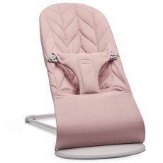 Leżaczek BABYBJORN BLISS WOVEN Petal Quilt - Zgaszony róż