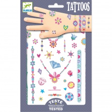 Tatuaże neonowe dla dzieci Djeco - Klejnoty Jenni