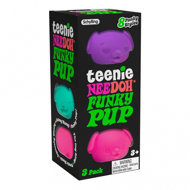 Sensoryczny gniotek Schylling - Teenie Needoh Funky Pups