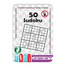 OUTLET Podróżne łamigłówki The Purple Cow - 50 Sudoku