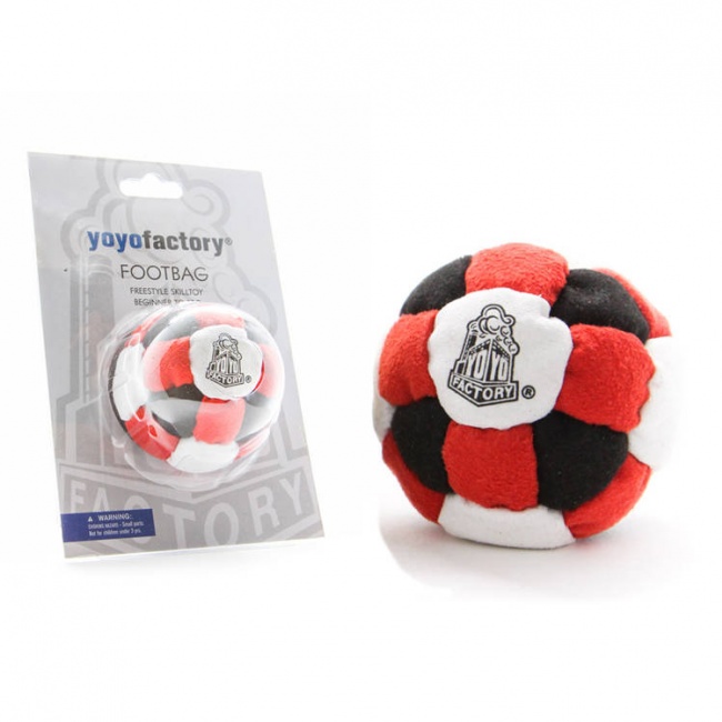 Gra zręcznościowa YoYoFactory Footbag - Czerwona