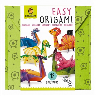 Zestaw kreatywny EASY ORIGAMI Ludattica - Dinozaury