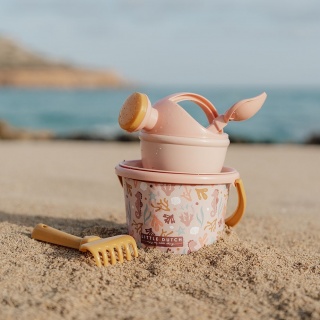 Zestaw plażowy 5 elementów Little Dutch - Pink Ocean Dreams