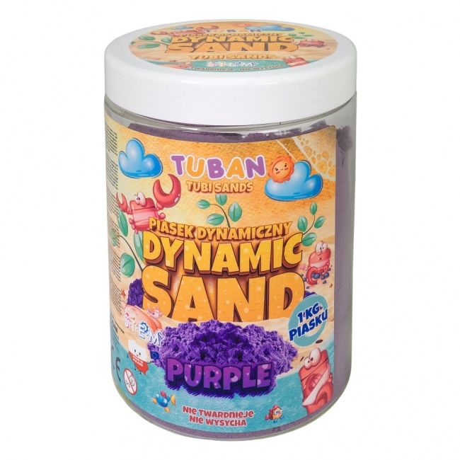 Piasek dynamiczny TUBAN - Fioletowy 1 kg