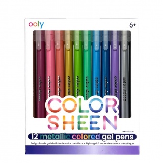 Metaliczne długopisy żelowe Ooly - Color Sheen