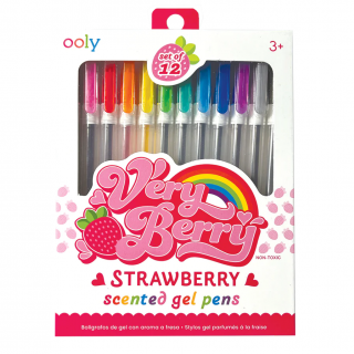 Długopisy żelowe pachnące Ooly - Very Berry