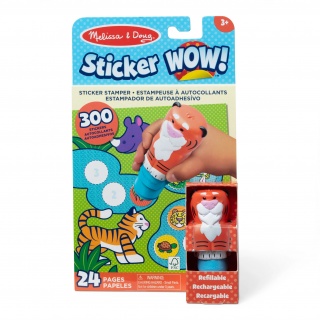 Książeczka + stempel z naklejkami Sticker WOW! Melissa & Doug - Tygrys