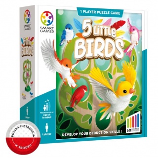 Gra logiczna Smart Games - 5 Little Birds (ENG)