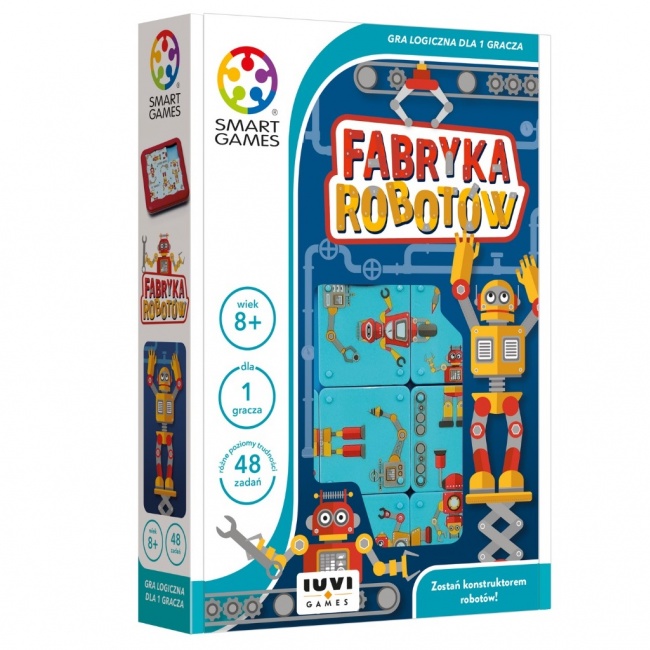 Gra logiczna Smart Games - Fabryka Robotów (PL)