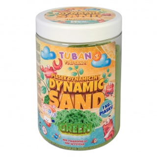 Piasek dynamiczny TUBAN - Zielony 1 kg