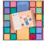 Klocki magnetyczne Connetix - Pastel Square Pack 40 el.