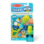  Książeczka + stempel z naklejkami Sticker WOW! Melissa & Doug - Żółw 