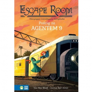 Książka "Escape room. Pościg za Agentem 9" wydawnictwo Zielona Sowa