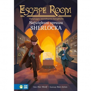Książka "Escape room. Największa sprawa Sherlocka" wydawnictwo Zielona Sowa
