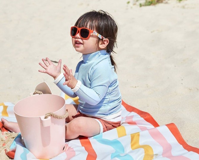 Okulary przeciwsłoneczne z filtrem dla dzieci UV400 Babiators Squiggle Face