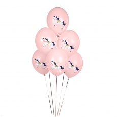 Balony 6 szt Party Deco - Konik 30 cm