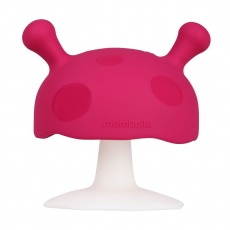 Gryzak Uspokajający Mombella - Mushroom Dark Pink