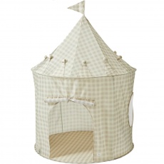 Namiot dla dzieci 3 Sprouts Recycled - Gingham Beige