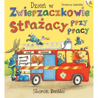 Książka "Dzień w zwierzaczkowie. Strażacy przy pracy" Wydawnictwo Amberek