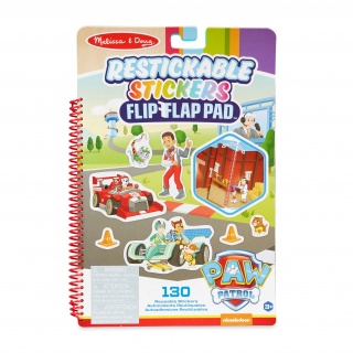 Naklejki wielokrotnego użytku Flip-Flap Pad Melissa & Doug - Psi Patrol