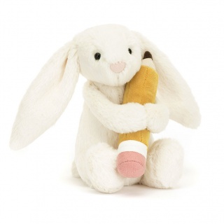 Pluszowy królik Jellycat z ołówkiem 18 cm