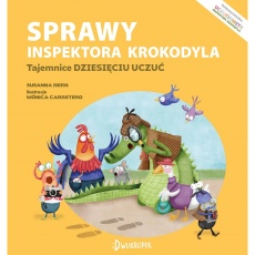 Książka "Sprawy inspektora Krokodyla. Tajemnice dziesięciu uczuć" Wydawnictwo Dwukropek