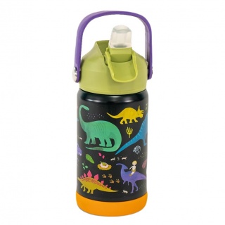 Butelka stalowa, bidon 400 ml Floss&Rock - Dinozaury