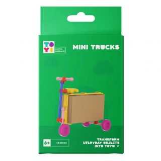 Zestaw konstrukcyjny zrób to sam Toyi - Mini Trucks 16 el.