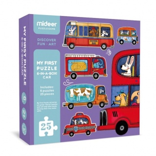 Moje pierwsze puzzle mideer - Transport 25 el.